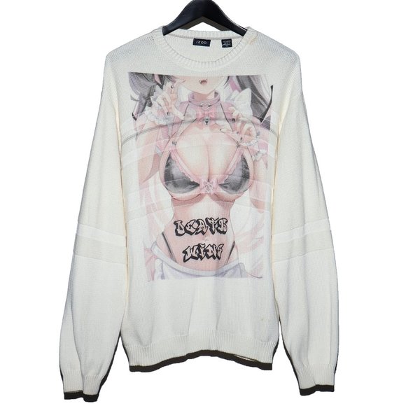 Torchher "Death Wins" 1/1 Cable Knit Sweater